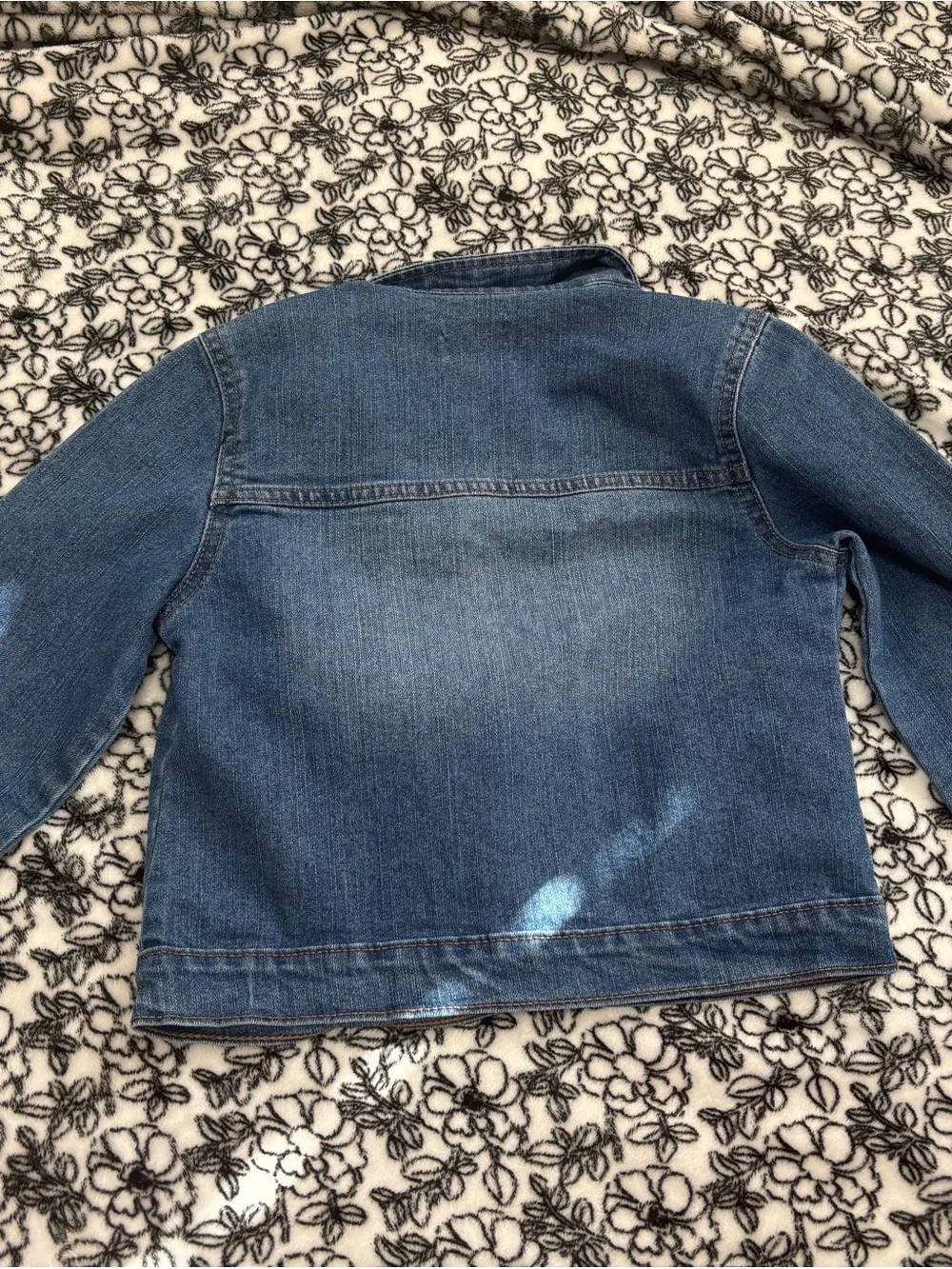 The Children's Place Medium Blue Denim Jean Jacket - Button Front